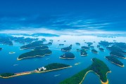 好山、好水、好風光 游江西廬山西海“柘林湖”。